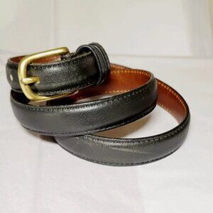 Coach Vintage Black Leather Belt